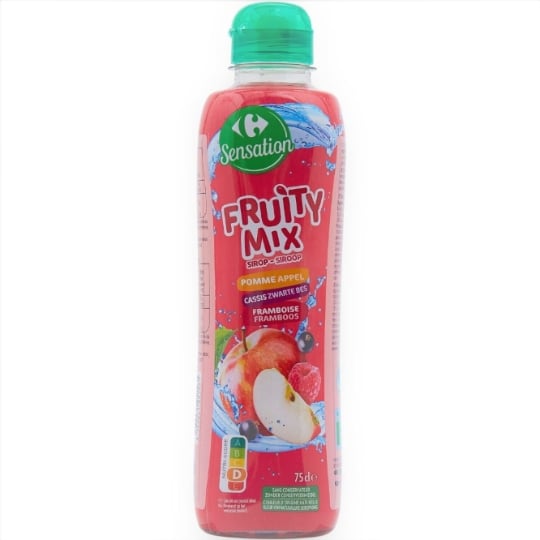 Sirop Pomme Cassis Framboise CARREFOUR SENSATION