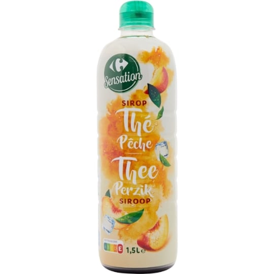 Sirop Thé Pêche CARREFOUR SENSATION
