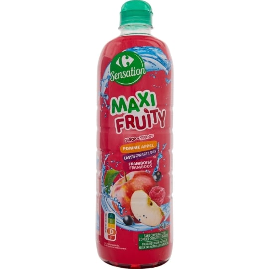 Sirop Pomme Cassis Framboise CARREFOUR SENSATION
