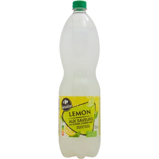 Soda à l'Arôme Naturel de Citron CARREFOUR SENSATION