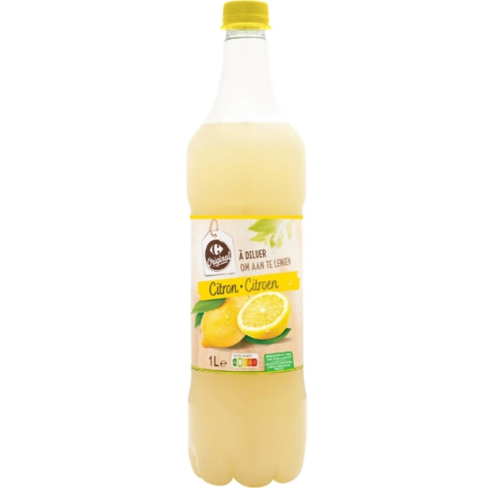 Boisson à Diluer au Citron CARREFOUR ORIGINAL