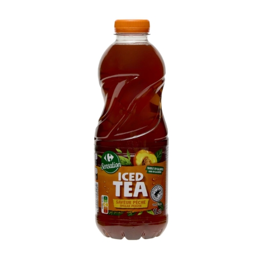 Thé glacé saveur pêche CARREFOUR SENSATION