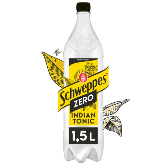 Soda Indian Tonic Zéro Sucres SCHWEPPES