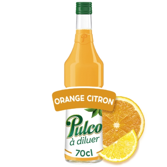Boisson concentrée à l'Orange et Citron PULCO