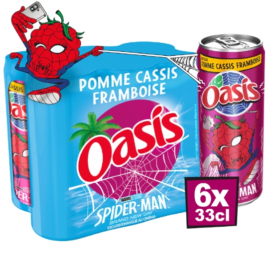 Boisson aux Fruits Pomme Cassis et Framboise OASIS