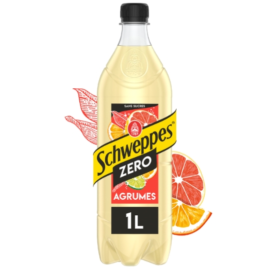 Soda aux Agrumes Zéro Sucres SCHWEPPES
