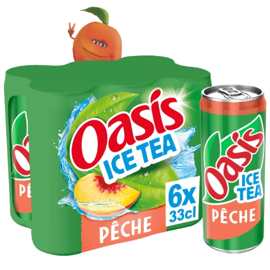 Boisson Thé Glacé Pêche OASIS