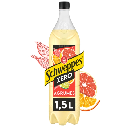 Soda aux Agrumes Zéro Sucres SCHWEPPES