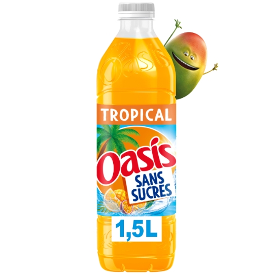 Boisson Aux Fruits Tropical Sans Sucres Ajoutés OASIS