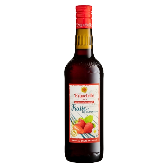 Sirop Fraise Carpentras Pur Sucre De Canne EYGUEBELLE