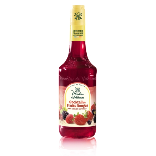 Sirop Cokatail de Fruits Rouges MOULIN DE VALDONNE