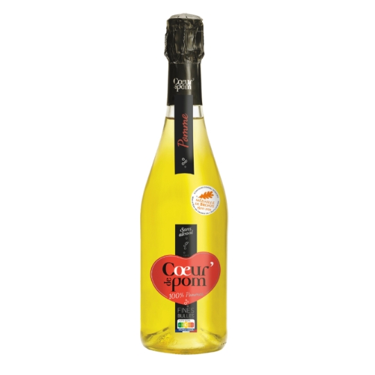 Jus de Pomme Pétillant COEUR DE POM
