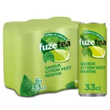 Boisson Thé Vert Glacé Menthe Citron Vert FUZE TEA