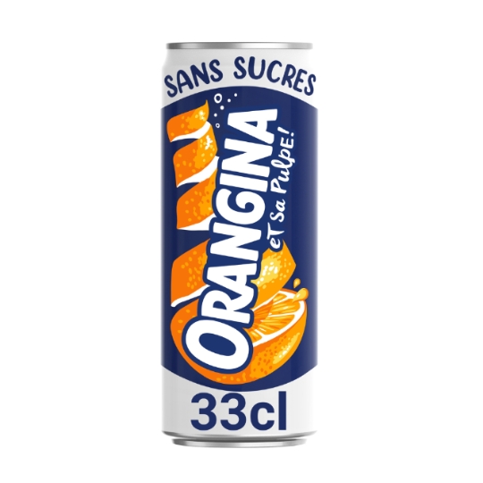 Soda Orange Sans Sucres avec sa Pulpe ORANGINA