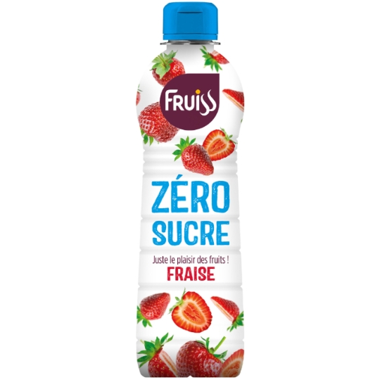Sirop Saveur Fraise Sans Sucres FRUISS