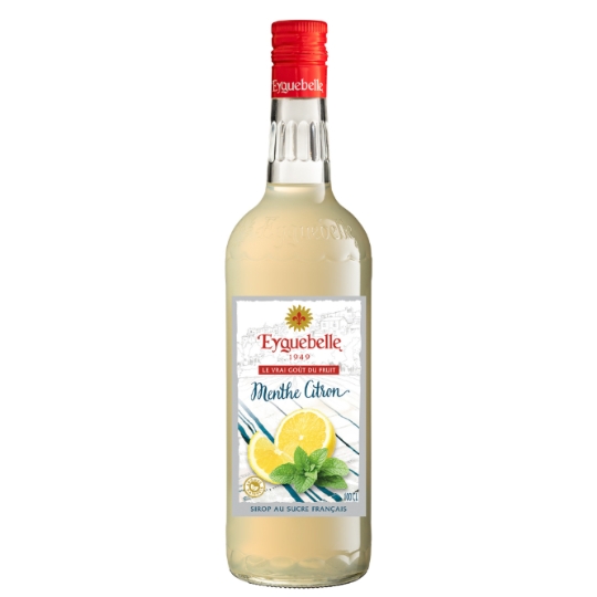 Sirop Menthe Citron au Sucre Français EYGUEBELLE