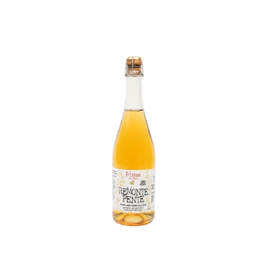 Boisson Pétillante Sans Alcool Pomme Gingembre Mélisse Verveine Sans Sucre Ajouté FRISZON DES ALPES