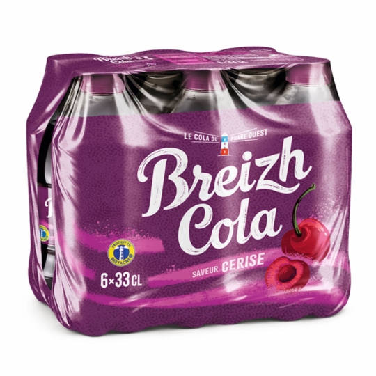 Soda au Cola Saveur Cerise BREIZH COLA