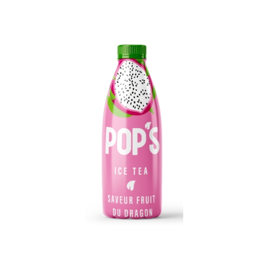 Boisson Thé Glacé Saveur Fruit du Dragon POP'S