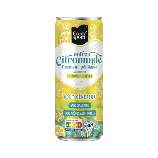 Limonade aux Extraits de Citrons COEUR DE POM