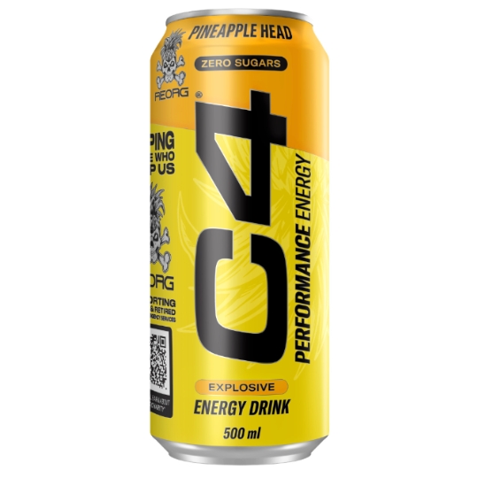 Boisson Énergisante Pineapple Millions C4 ENERGY