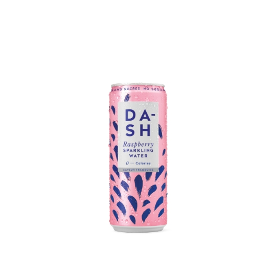 Eau Pétillante Saveur Framboise Sans Sucres DASH WATER