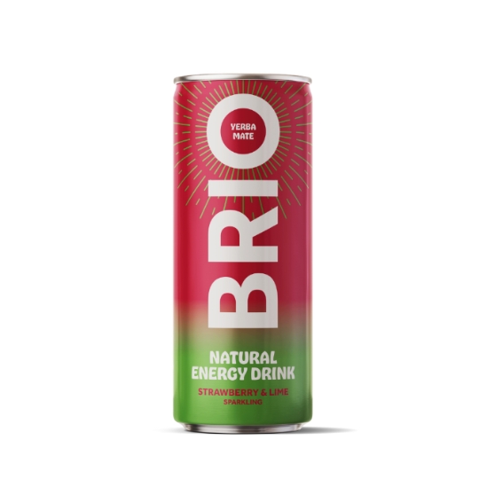 Boisson Énergisante Naturelle Bio Fraise Citron BRIO