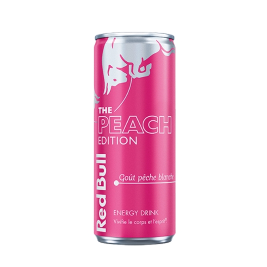 Boisson Énergisante Goût Pêche Blanche RED BULL