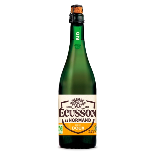 Cidre Doux Fruité Bio de Normandie ECUSSON
