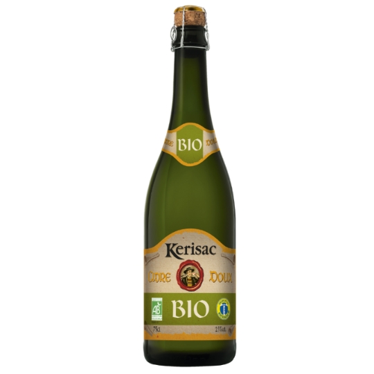 Cidre doux bio de bretagne KERISAC