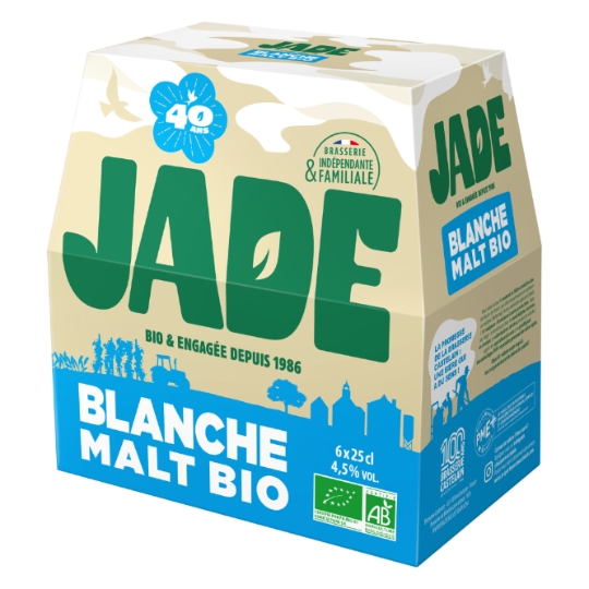 Bière Blanche Bio 4,5% LA JADE