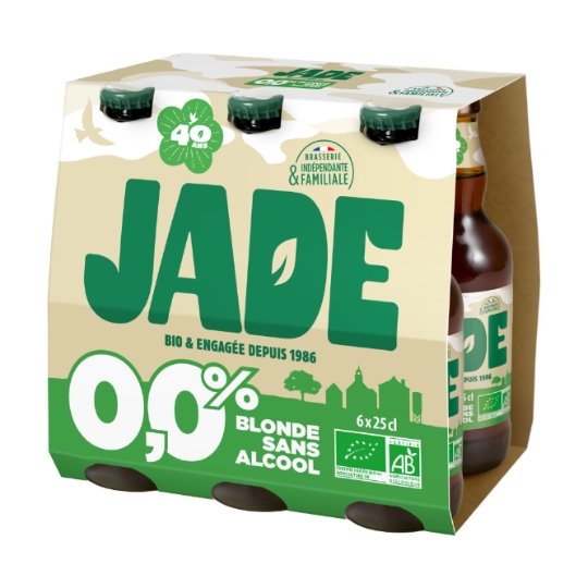 Bière Blonde Sans Alcool Bio 0,0% JADE