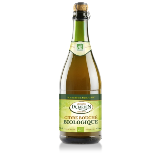 Cidre bouché bio de normandie DUJARDIN
