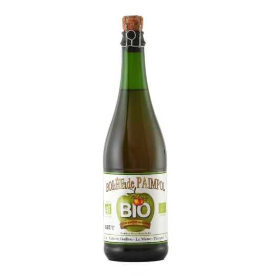 Cidre brut bio de bretagne LA BOLEE DE PAIMPOL