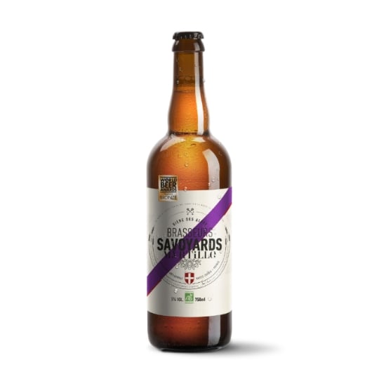 Bière Aromatisée à la Myrtille Bio 5% BRASSEURS SAVOYARDS