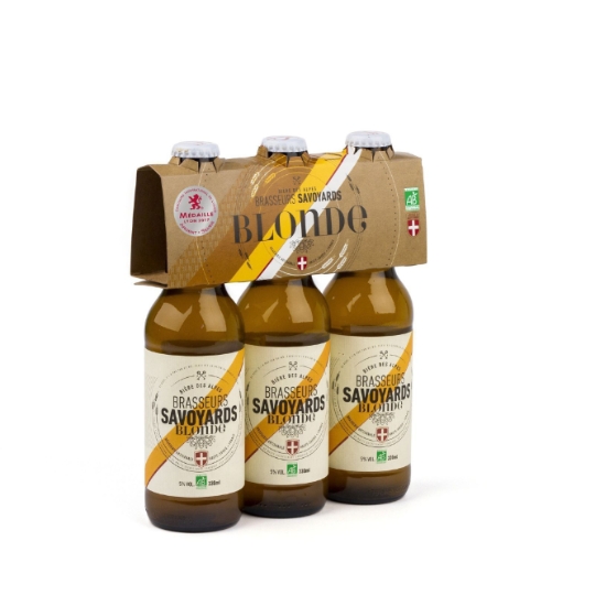 Bière Blonde des Alpes Bio 5% BRASSEURS SAVOYARDS