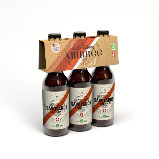 Bière Ambrée Bio 7% BRASSEURS SAVOYARDS