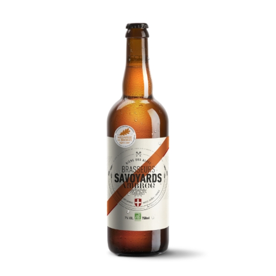 Bière Ambrée des Alpes Bio 7% BRASSEURS SAVOYARDS