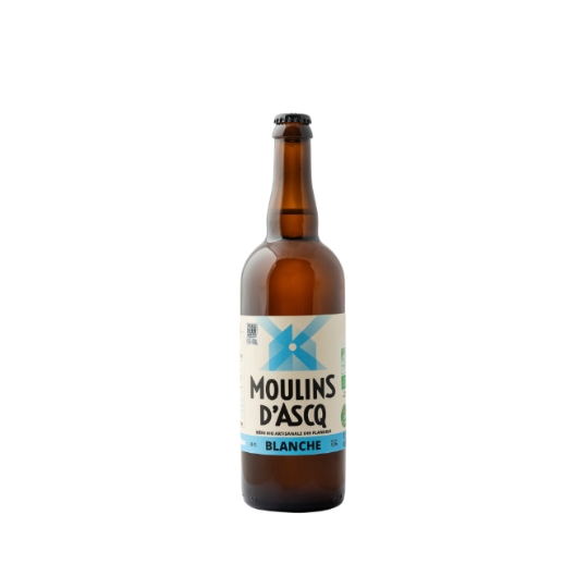 Bière Blanche Artisanale Bio 5% MOULINS D'ASCQ