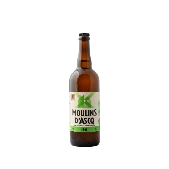 Bière Blonde IPA Bio 5,5% MOULINS D'ASCQ
