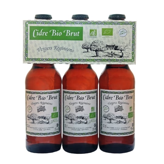 Cidre bio brut VERGERS REGINEENS