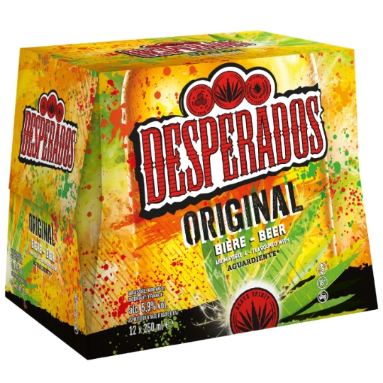 Bière Original Aromatisée à Aguardiente 5,9% DESPERADOS