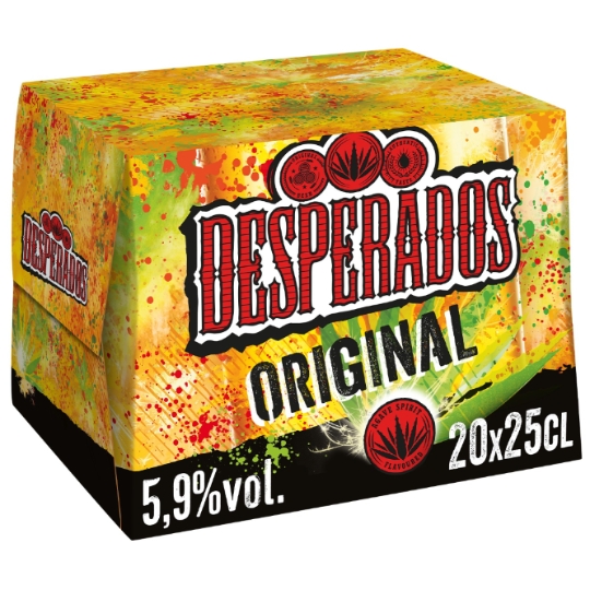 Bière Aromatisée au Spiritueux à Base d'Agave 5,9% DESPERADOS