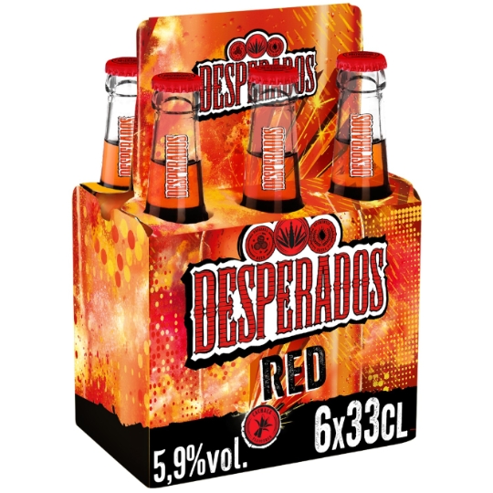 Bière Aromatisée au Spiritueux Fruits Rouges Guarana Red 5,9% DESPERADOS