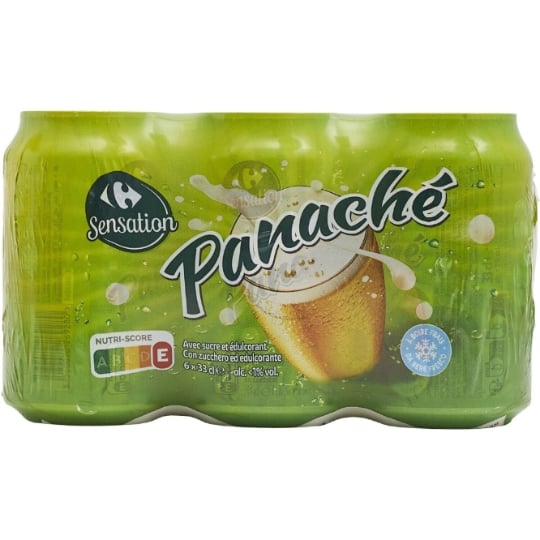 Panaché Moins de 1% d'Alcool CARREFOUR SENSATION