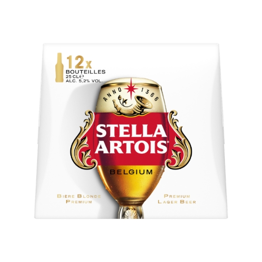 Bière Blonde 5,2% STELLA ARTOIS