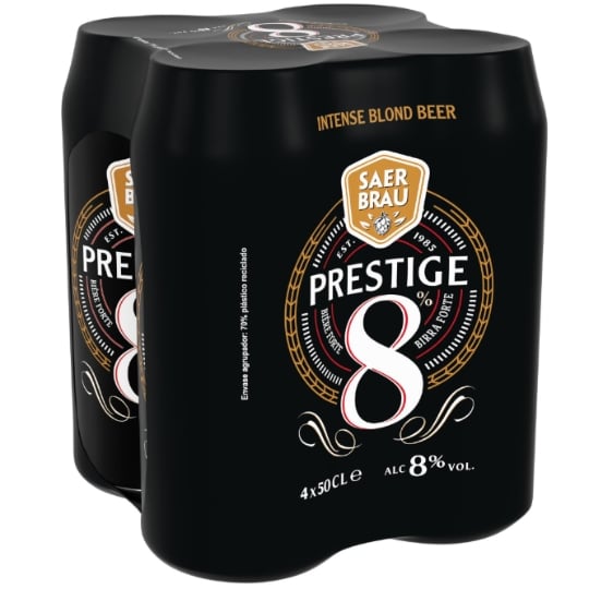 Bière Blonde Forte Prestige 8% SAER BRAU