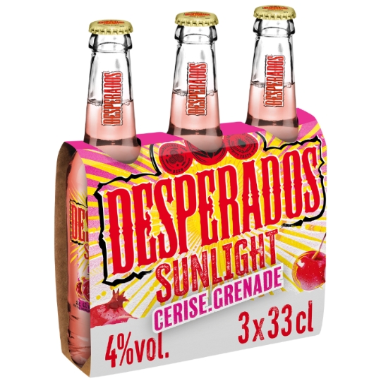 Bière Aromatisée Cerise et Grenade Sunlight 4% DESPERADOS