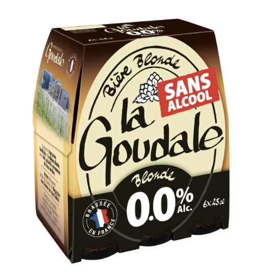 Bière Blonde Sans Alcool 0,0% LA GOUDALE