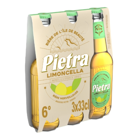Bière Aromatisée au Citron Corse Limoncella 6% PIETRA